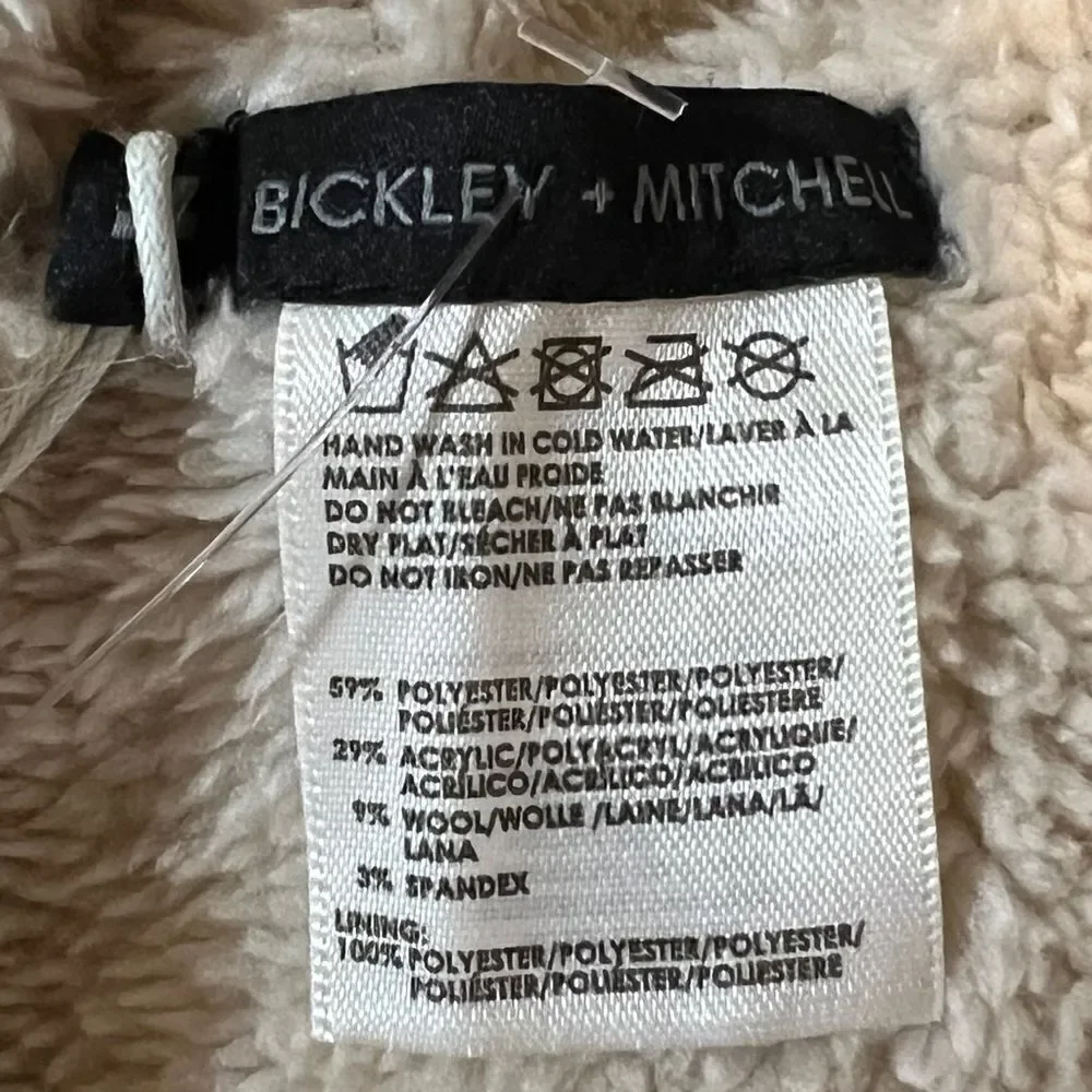 Bickley + Mitchell Women's Cream Infinity Knit Scarf Wool Blend NWT